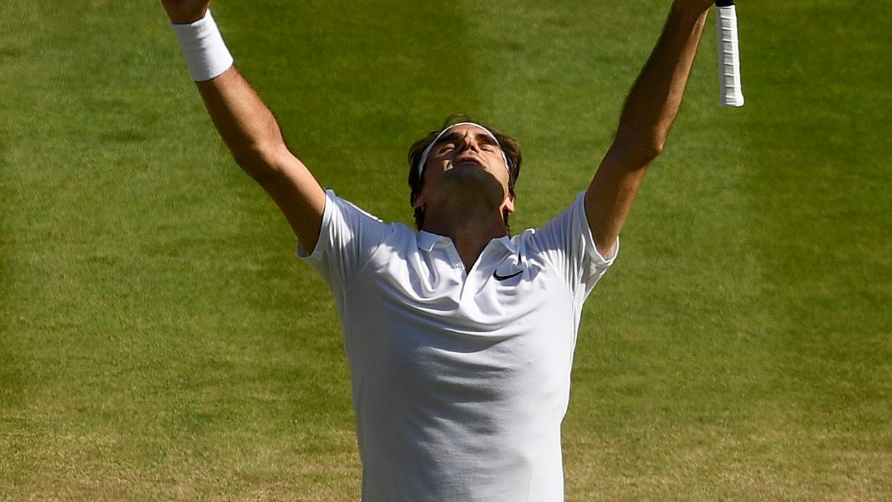 Roger Federer vence Martin Cilic em Wimbledon