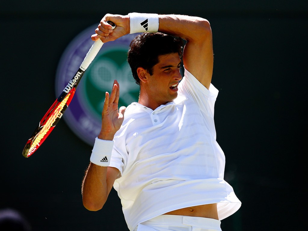 O brasileiro Thomaz Bellucci em Wimbledon
