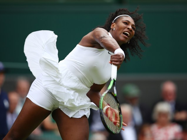 Os uniformes da americana Serena Williams são feitos exclusivamente para ela pela Nike