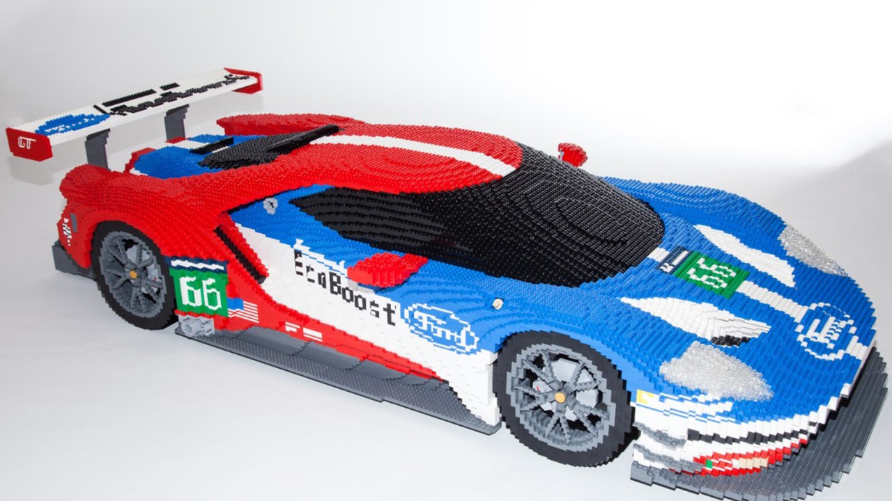 A réplica do novo Ford GT foi feita pelo construtor de Lego Pascal Lenhard
