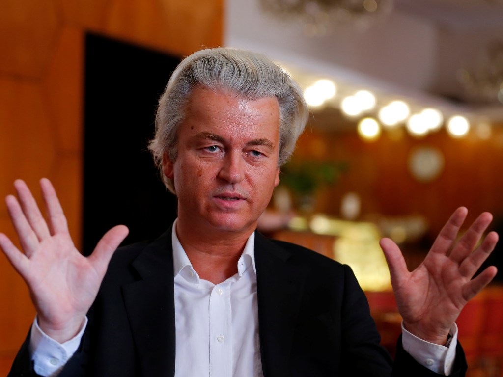 Advogado Geert Wilders, que é contra a União Europeia, concede entrevista à Reuters acerca da posição de outros países frente ao Brexit