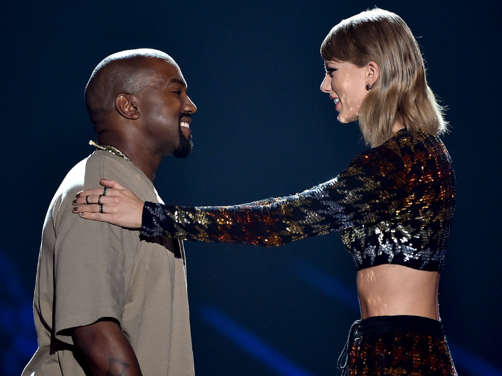 Kanye West e Taylor Swift no VMA 2015