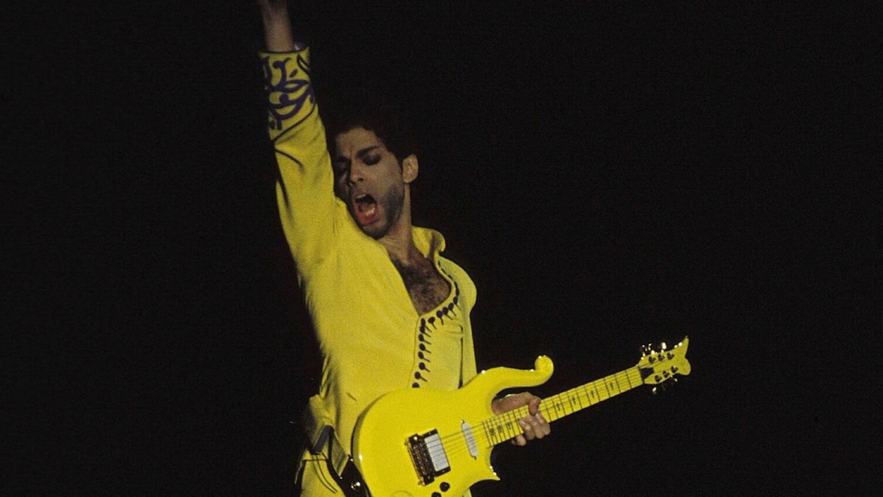 Prince durante show em Sydney na Austrália no ano de 1992