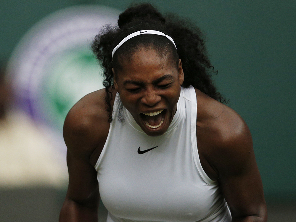 Tenista Serena Williams joga Wimbledon contra Christina McHale
