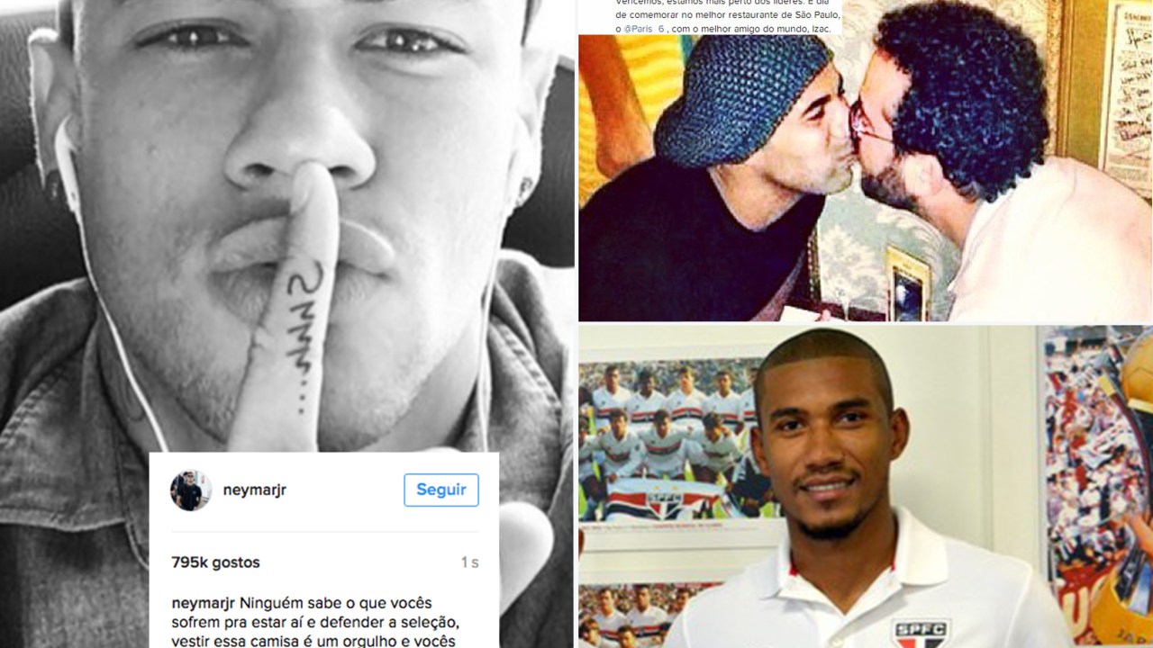 Alguns jogadores de futebol como Neymar, Emerson Sheik e, mais recentemente, Getterson já causaram controvérsias nas redes sociais