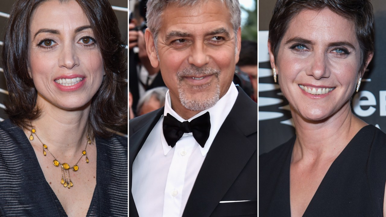 Moira Demos, George Clooney e Laura Ricciardi