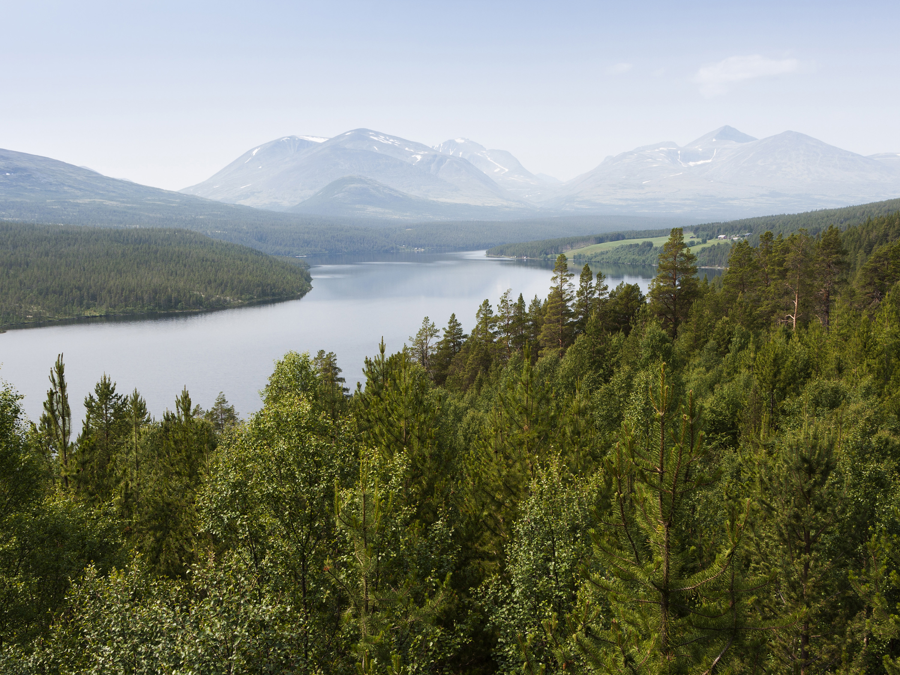 Paisagem no condado de Hedmark, Noruega