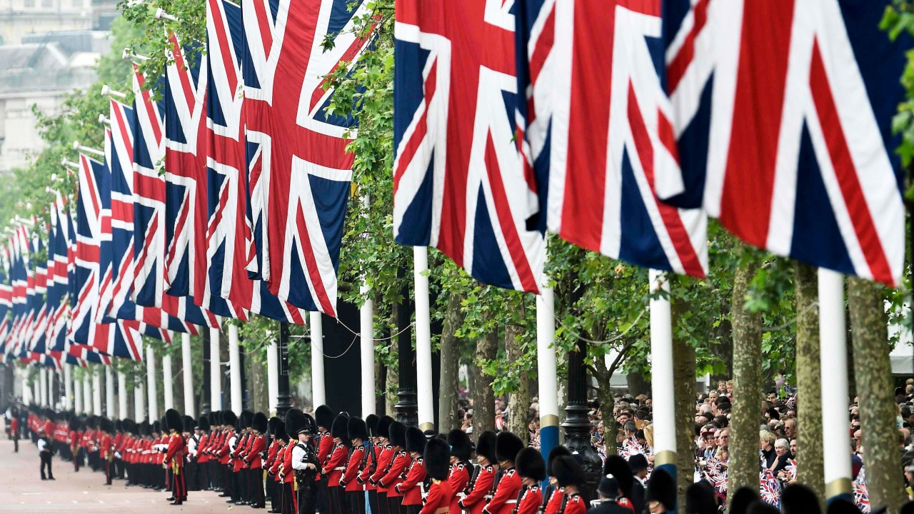 Parada 'Trooping the Colour', que celebra o aniversário da rainha Elizabeth II, em Londres, na Inglaterra - 11/06/2016