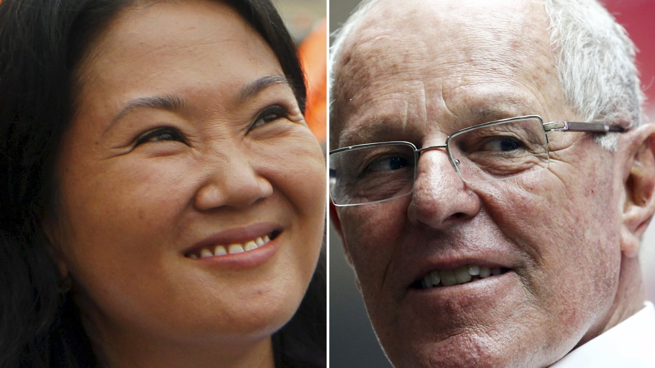 Keiko Fujimori e Pedro Pablo Kuczynski