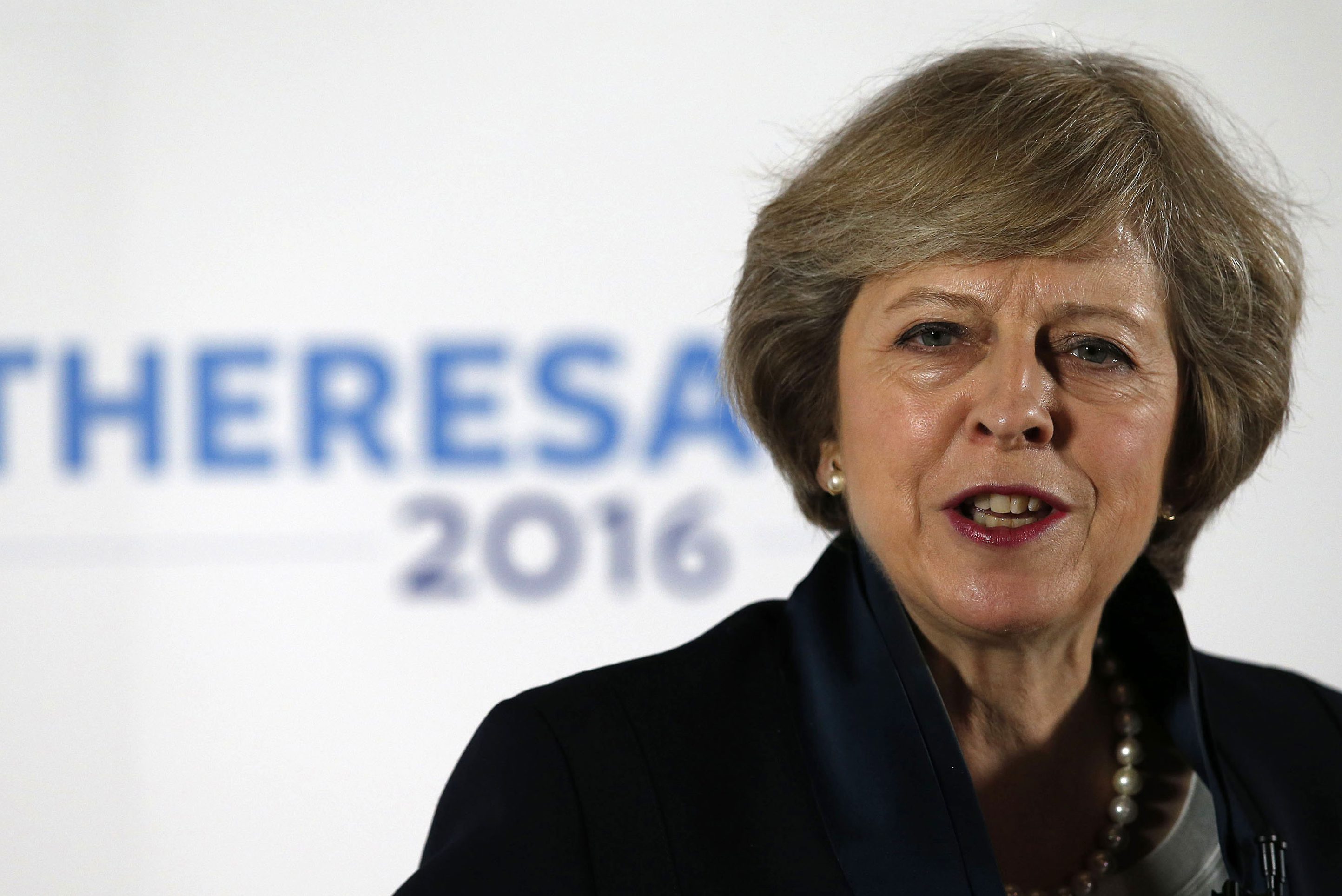 Theresa May, ministra do Interior do Reino Unido