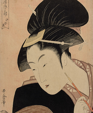 Obra 'Deeply Hidden Love', de Kitagawa Utamaro