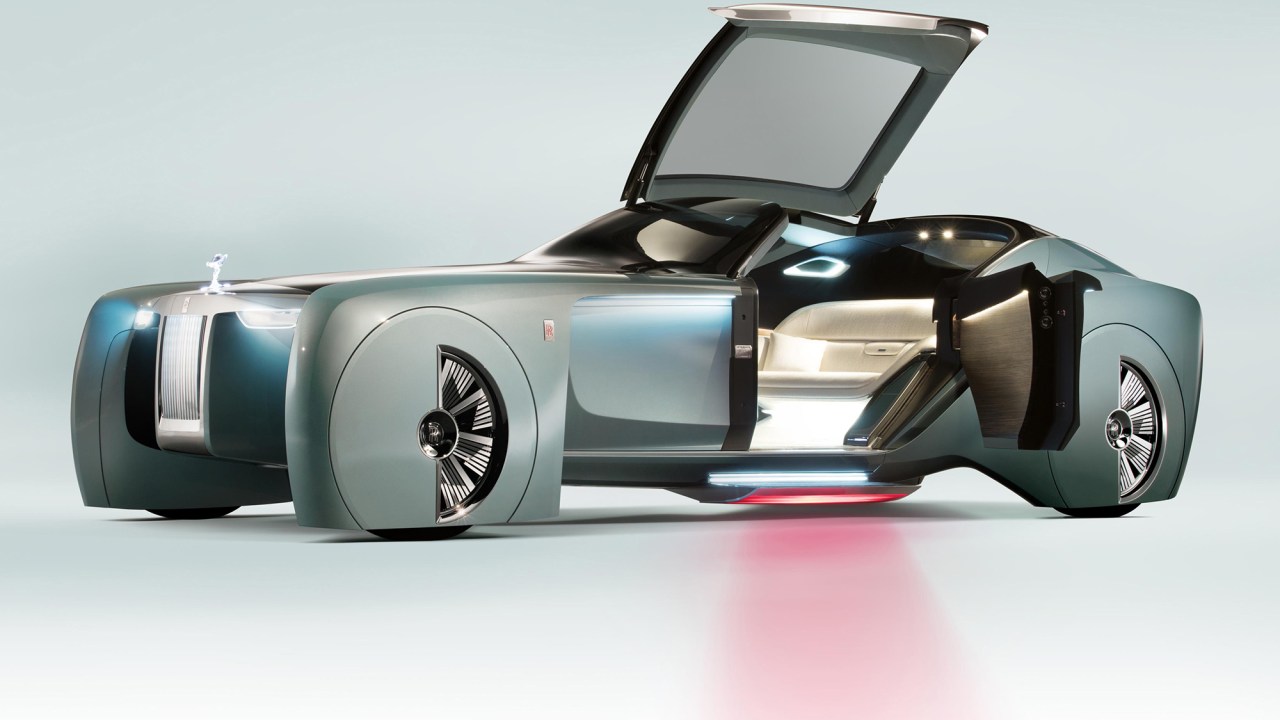 Rolls Royce Vision Next 100, o luxuoso carro-conceito da montadora britânica