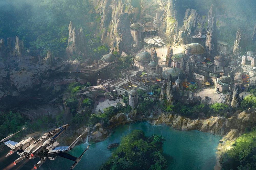 Disney divulga arte conceitual da zona temática de 'Star Wars' em seu parque da Califórnia