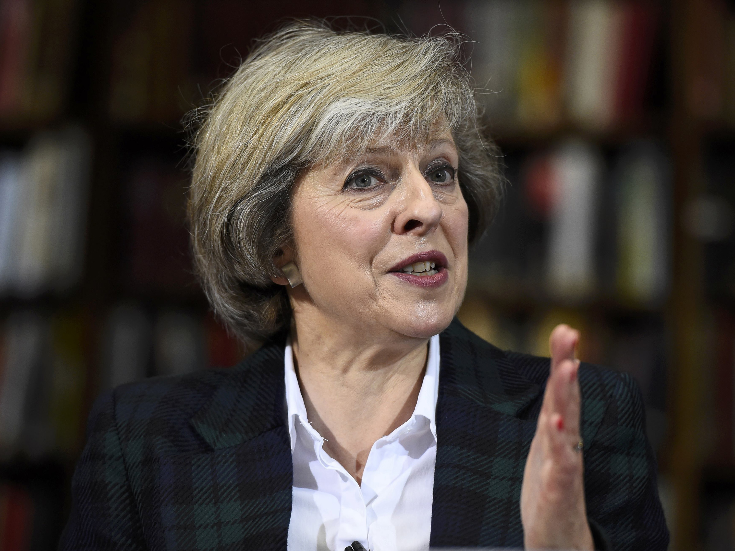 Theresa May, ministra do Interior do Reino Unido