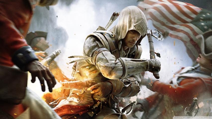 Assassin's Creed 3 é aula de história americana