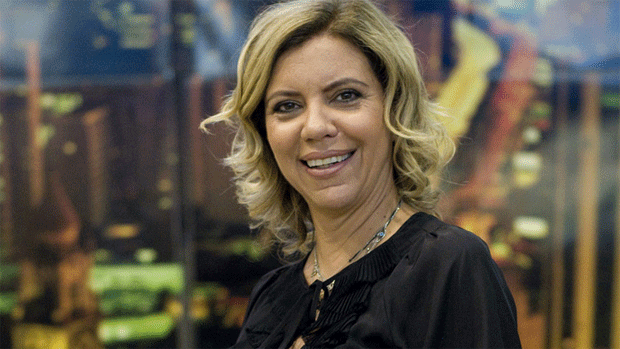 A apresentadora Astrid Fontenelle