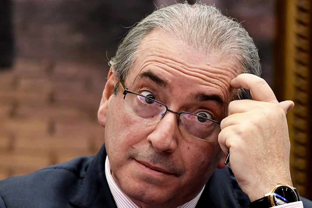 O deputado federal Eduardo Cunha (PMDB-RJ), durante sessão da CCJ (Comissão de Constituição e Justiça), em Brasília (DF) - 12/07/2016