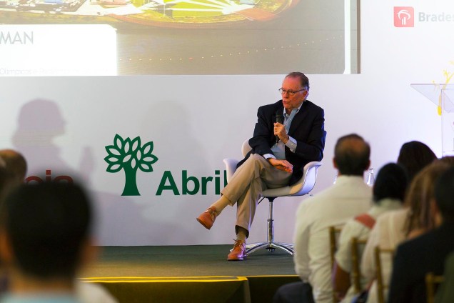O presidente do comitê organizador da Rio-2016, Carlos Arthur Nuzman durante o evento 'Abril no Rio'