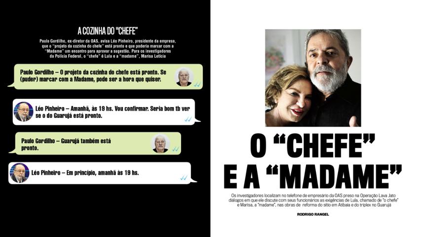 O 'chefe' e a 'madame'