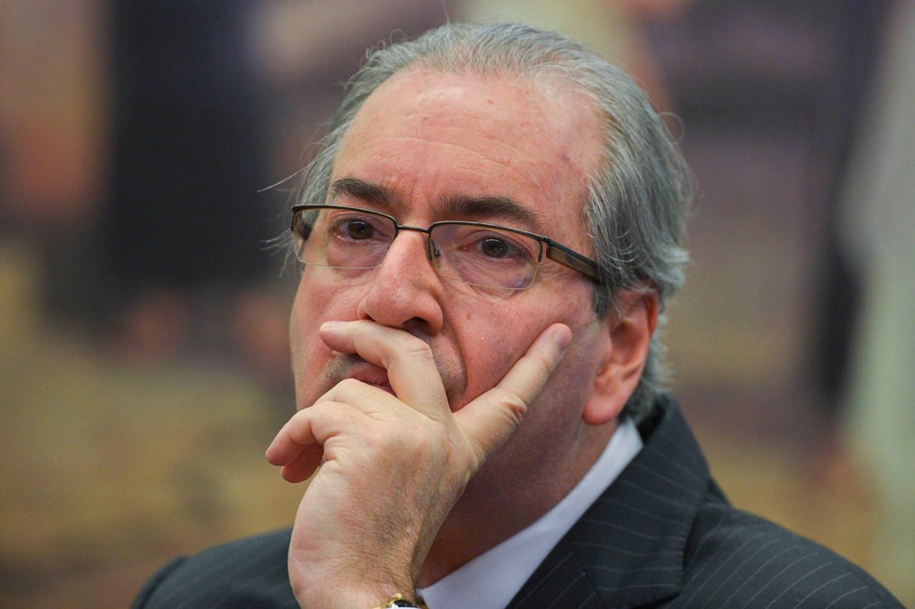 O deputado afastado, Eduardo Cunha