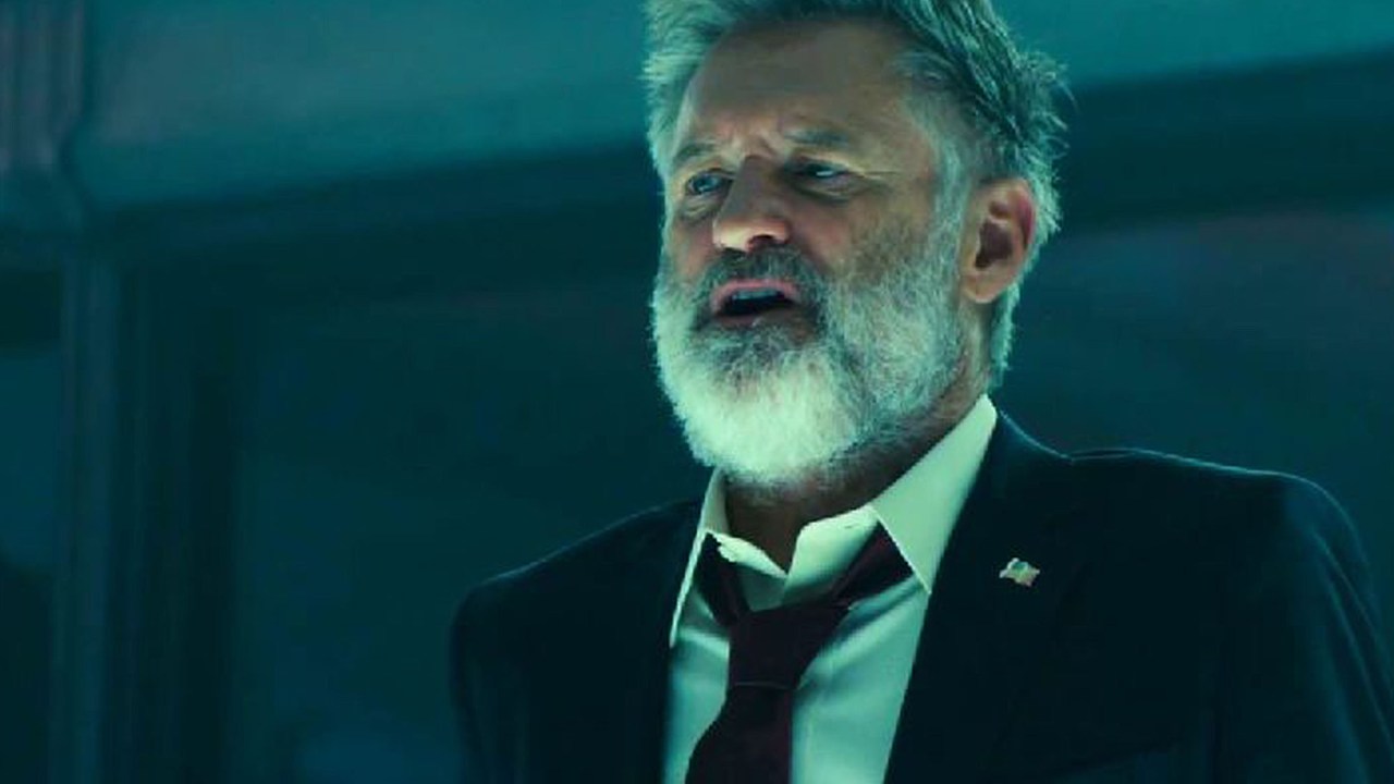 O ator Bill Pullman em cena do filme 'Independence Day - O Ressurgimento'