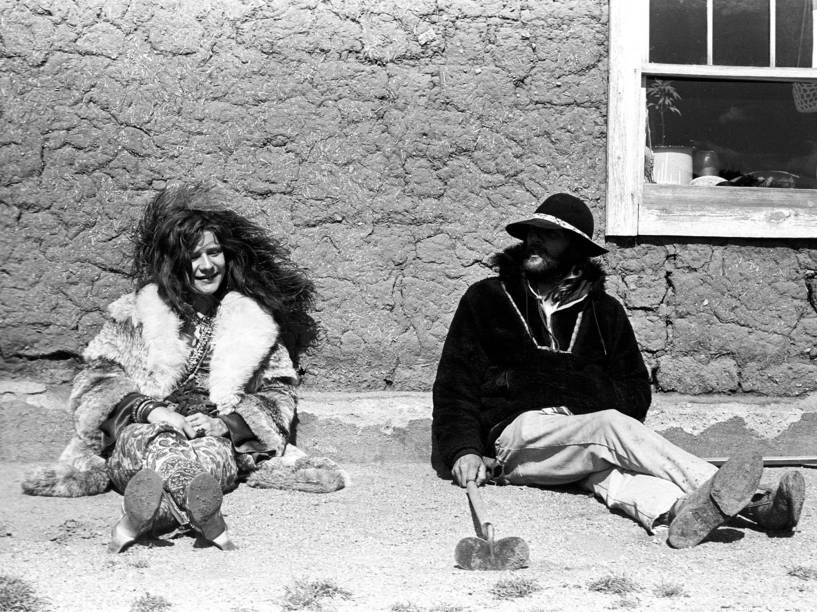 A cantora Janis Joplin em cena do documentário Janis: Little Girl Blue
