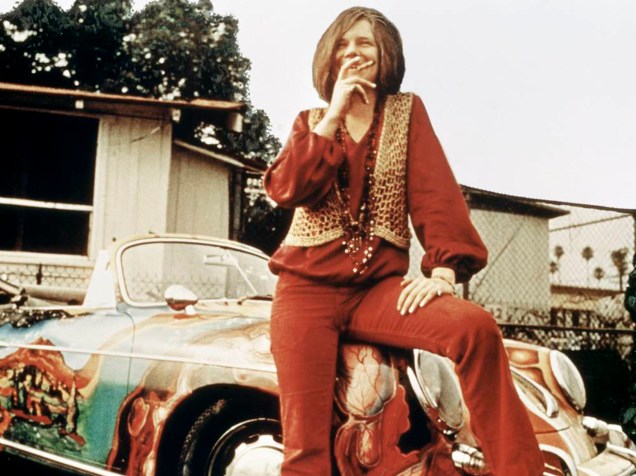 A cantora Janis Joplin em cena do documentário Janis: Little Girl Blue