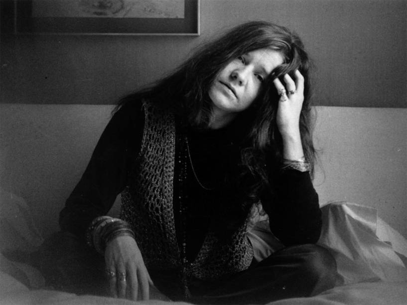A cantora Janis Joplin em cena do documentário Janis: Little Girl Blue