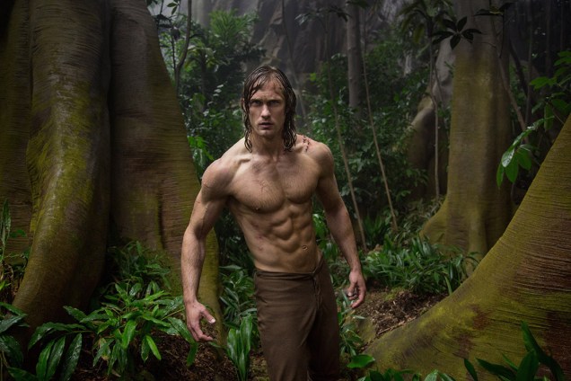 O ator Alexander Skarsgård em cena do filme 'A Lenda de Tarzan'