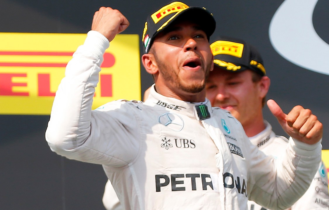 O piloto britânico Lewis Hamilton, vence o Grande Prêmio da Hungria de Fórmula 1 - 24/07/2016