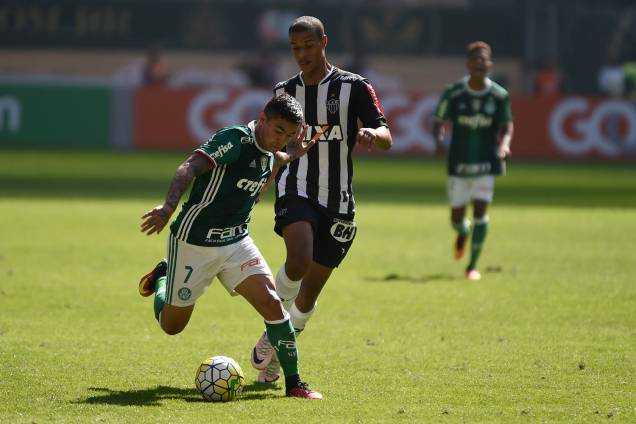 Partida entre Palmeiras e Atlético-MG, válida pela 16ª rodada do Campeonato Brasileiro, realizada na Arena Palmeiras, em São Paulo (SP) - 24/07/2016
