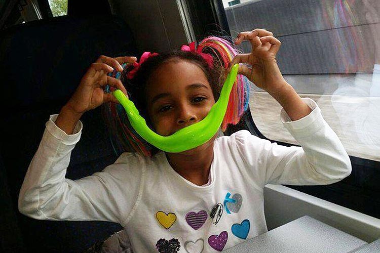 A menina Kayla, de 6 anos, morreu durante atentado em Nice