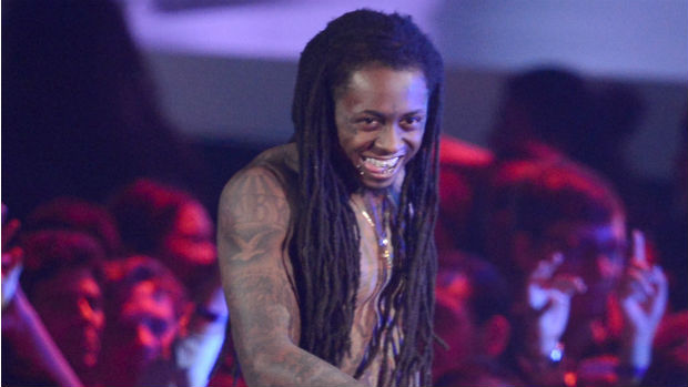 O rapper Lil Wayne no palco do VMA 2012