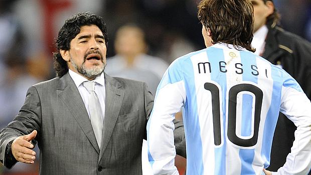 Maradona e Messi