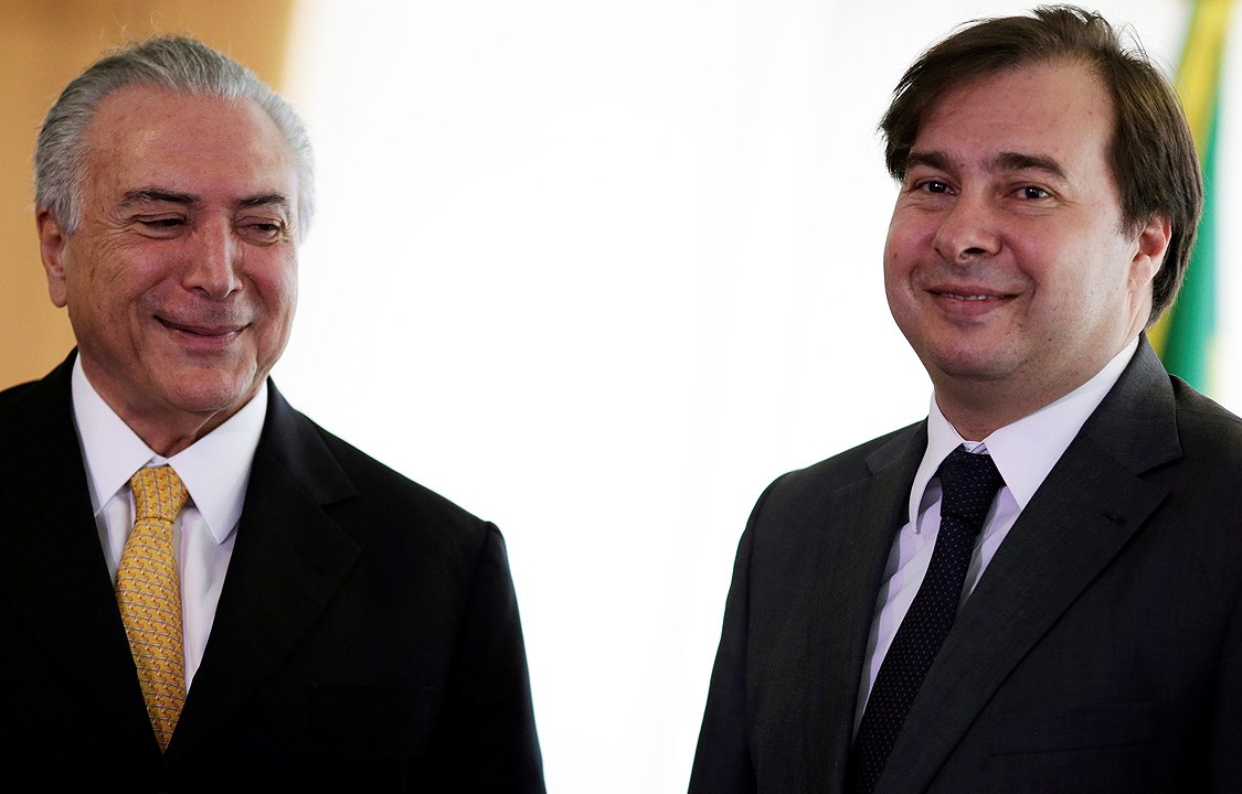 Temer se reúne com Rodrigo Maia, novo presidente da Câmara