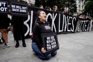 Manifestação Black Lives Matter