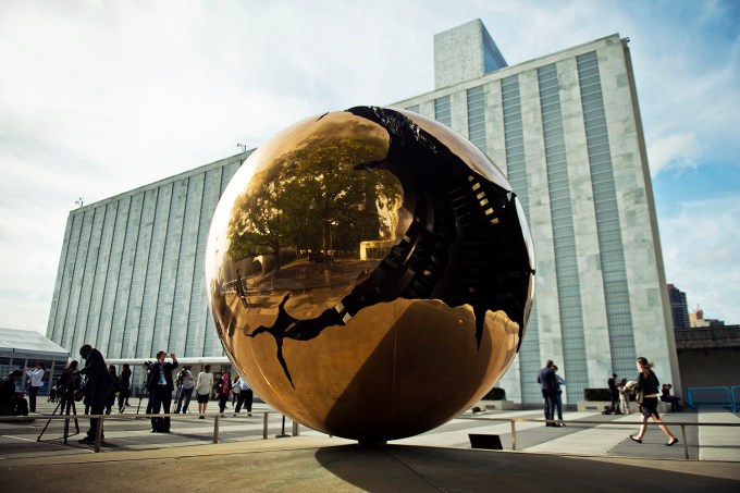 A Sede da Organização das Nações Unidas em Nova Iorque