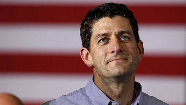 O deputado Paul Ryan, do Partido Republicano, defende uma política de amplos cortes nos gastos do governo