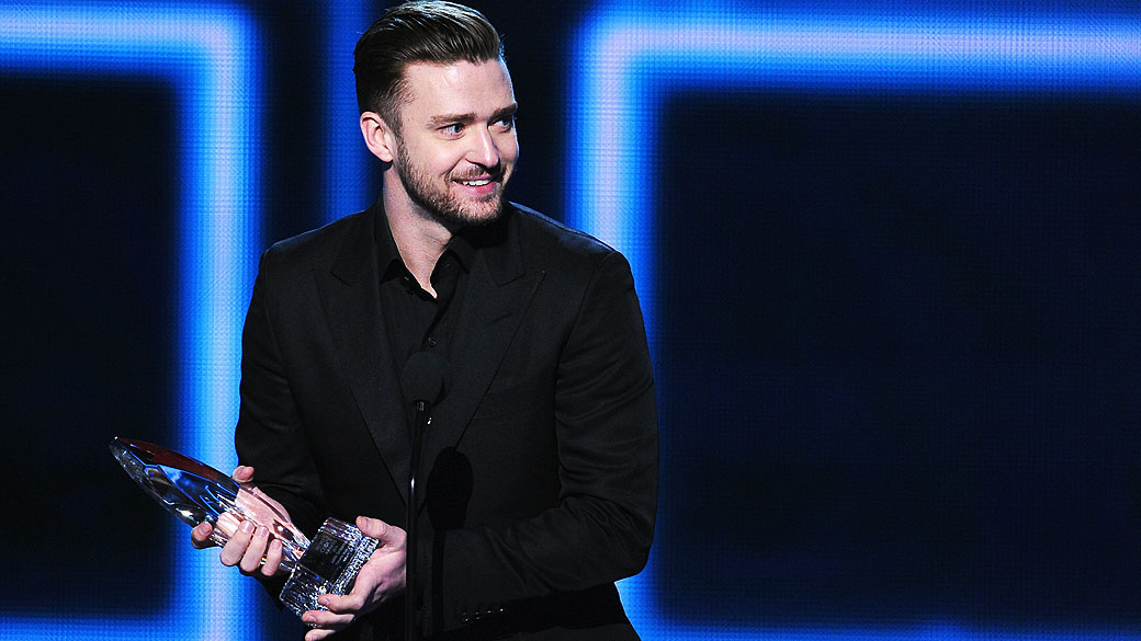 Justin Timberlake no prêmio 'The People's Choice Awards'