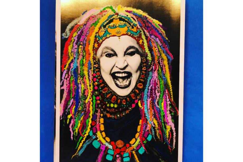 Quadros feitos pela cantora Rita Lee