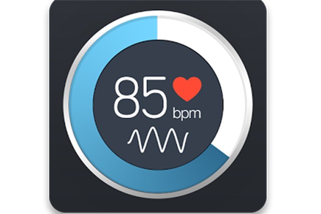 O aplicativo Instante Heart Rate, utilizado para registrar os batimentos cardíacos