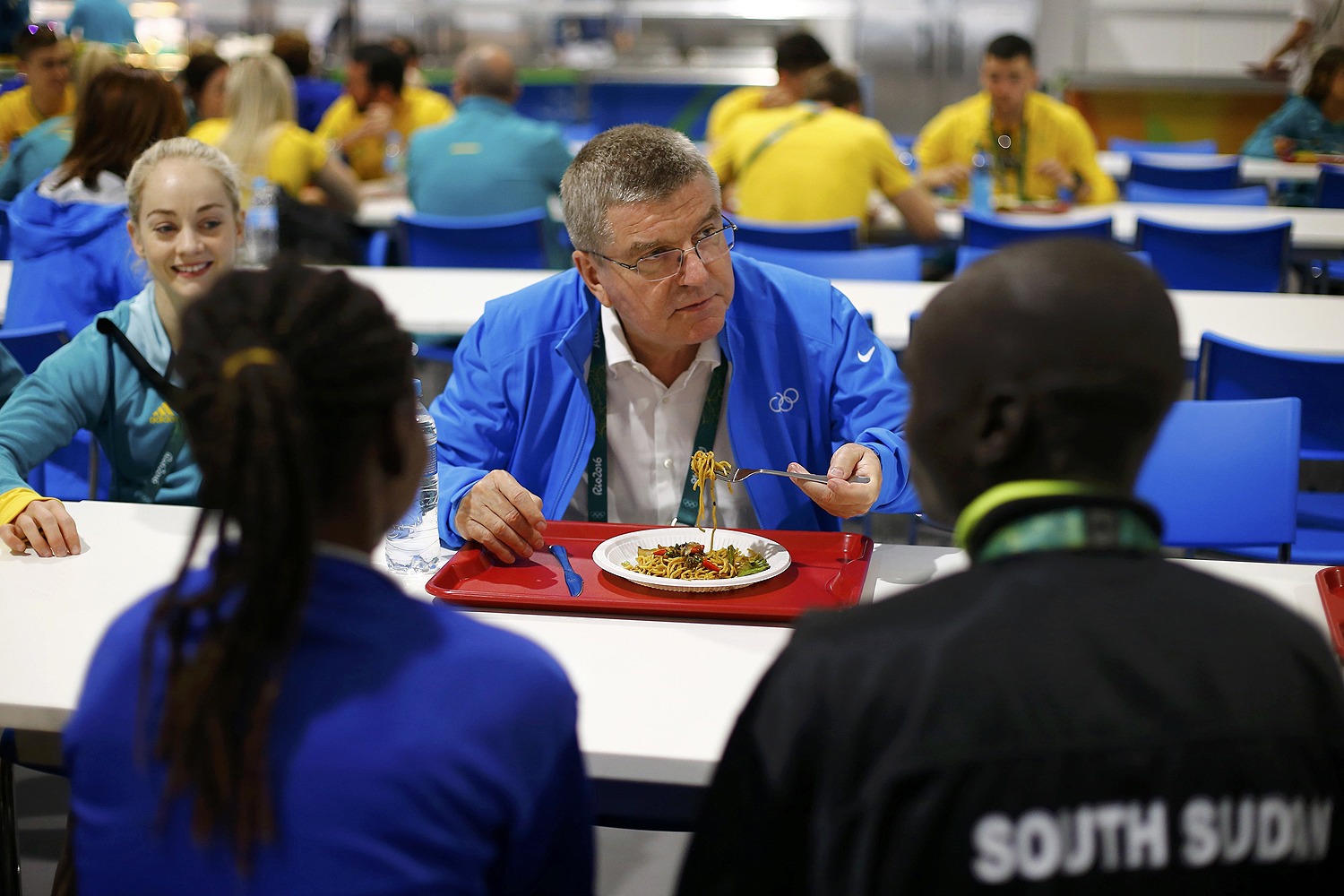 O presidente do Comitê Olímpico Internacional (COI), o alemão Thomas Bach