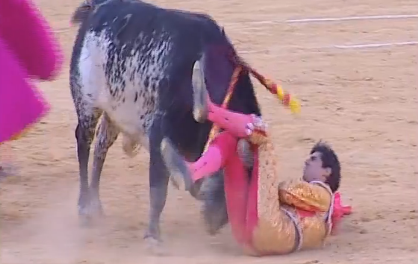 Víctor Barrio é golpeado pelo touro, em Teruel, na Espanha