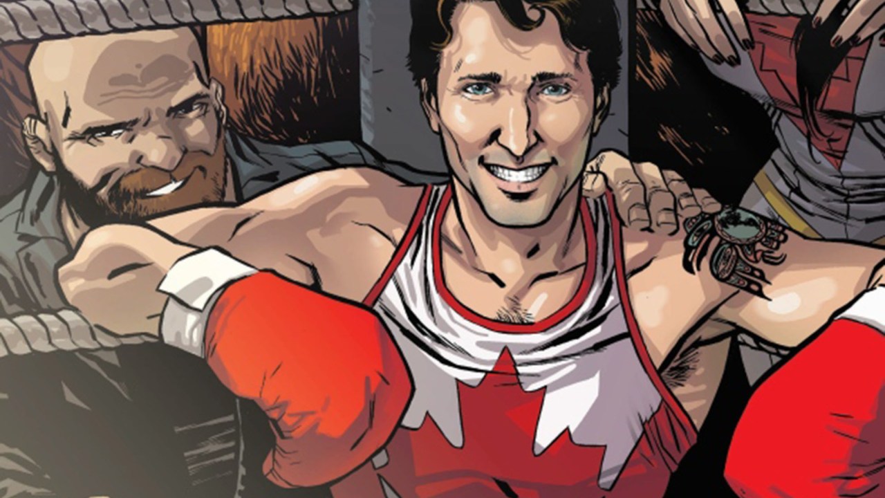 O Primeiro Ministro do Canadá, Justin Trudeau, é reproduzido na capa dos quadrinhos da Marvel