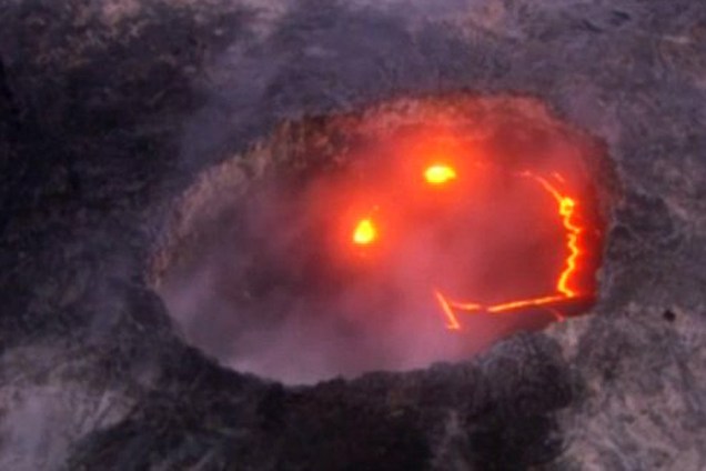 Uma erupção que fez o vulcão Kilauea "sorrir" no Havai