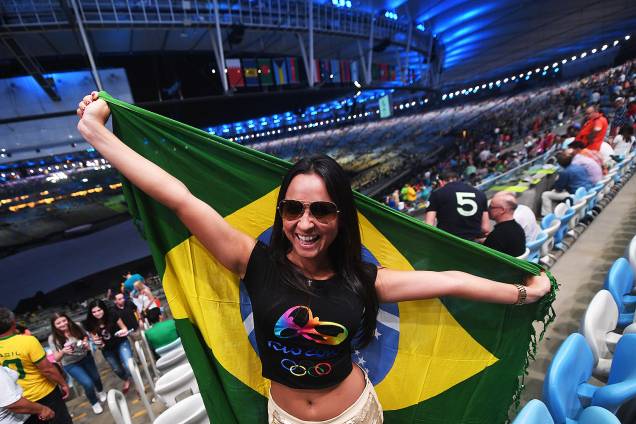 Cerimônia de abertura dos Jogos Olímpicos Rio 2016, no Maracanã
