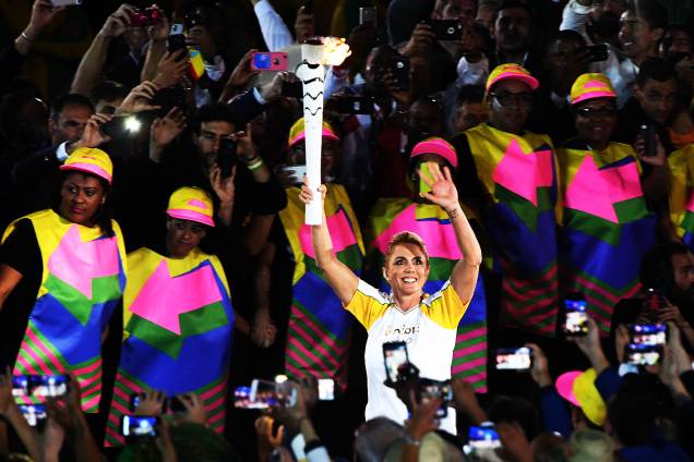 cerimônia de abertura dos Jogos Olímpicos Rio 2016