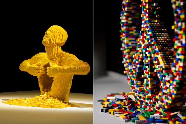 Obras feitas inteiramente de Legos