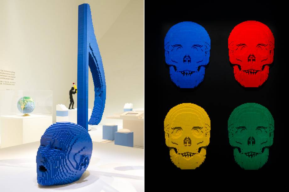 Obras feitas inteiramente de Legos