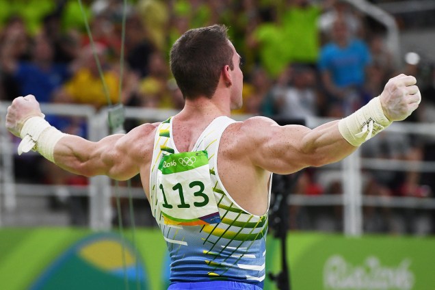 Arthur Zanetti conquista medalha de prata nas argolas - 15/08/2016